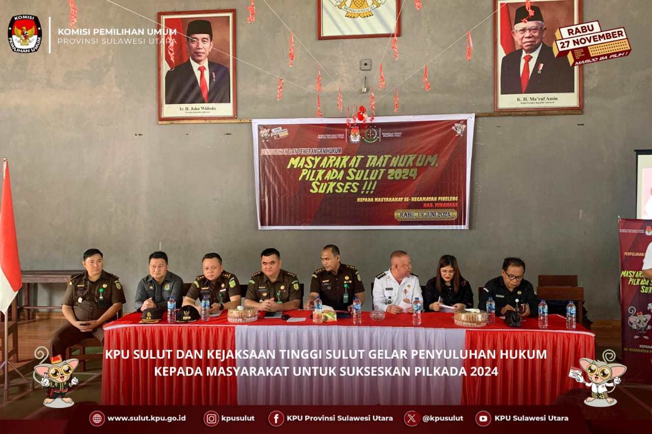 Gandeng Kejaksaan, KPU Sulut Gelar Penyuluhan Hukum