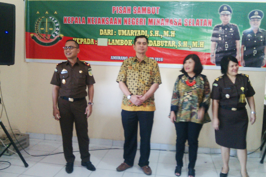 Pisah Sambut Kejari Minsel