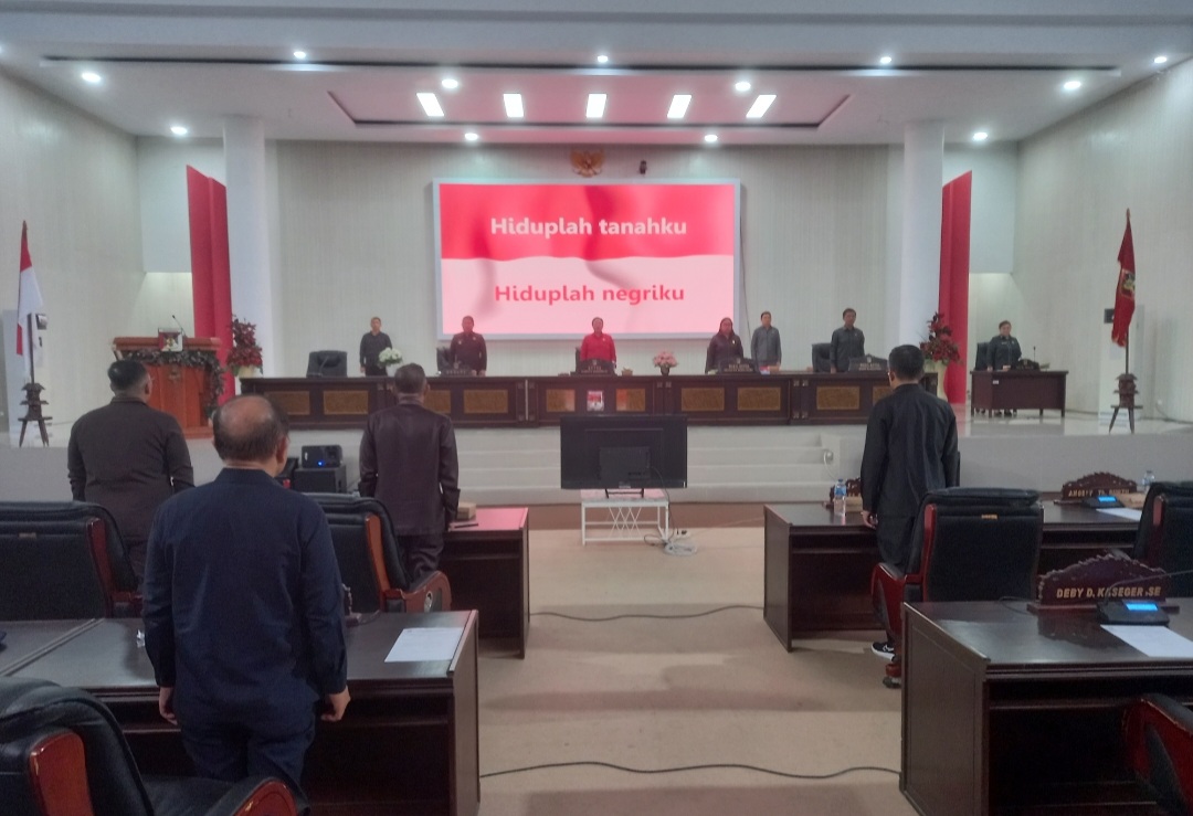 DPRD Minahasa Gelar Rapat Paripurna LKPJ Kepala Daerah Tahun 2023