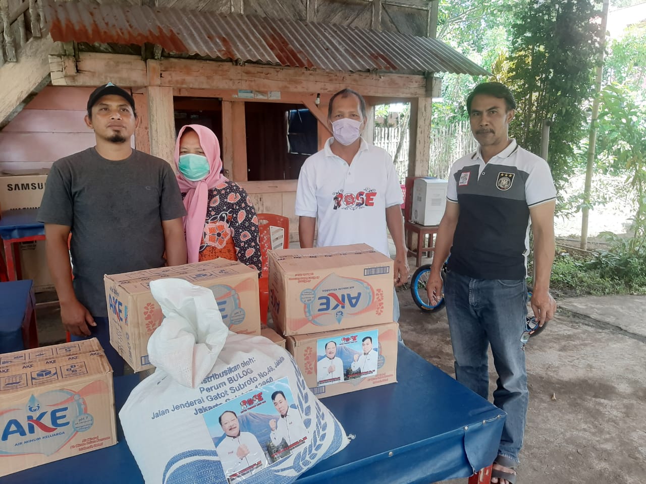 Pendukung Berduka, RoSe Berikan Bantuan