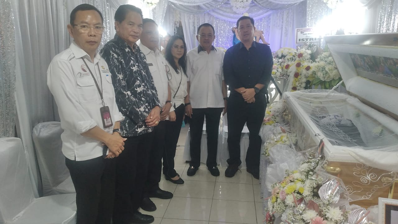 Roring Dampingi Wagub Kandouw di Duka Petrus Sangi