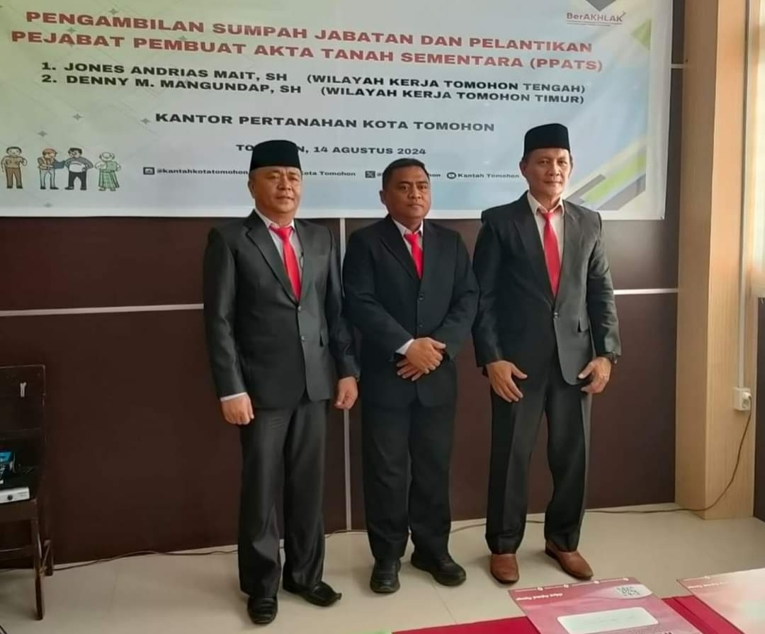Camat Tomteng dan Tomtim Jabat PPATS