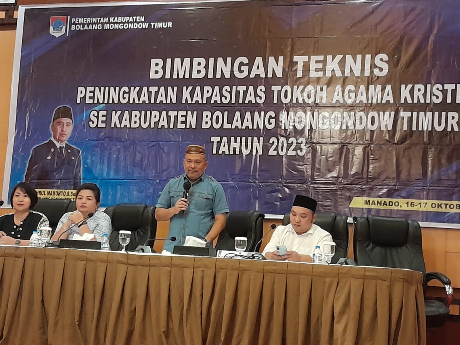 Samsudin Sharing Bersama Ratusan Rohaniwan Kristen Boltim