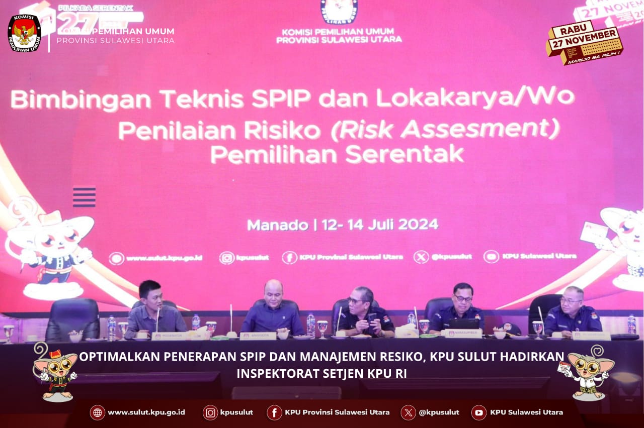 KPU Sulut Optimalkan Penerapan SPIP dan Manajemen Risiko
