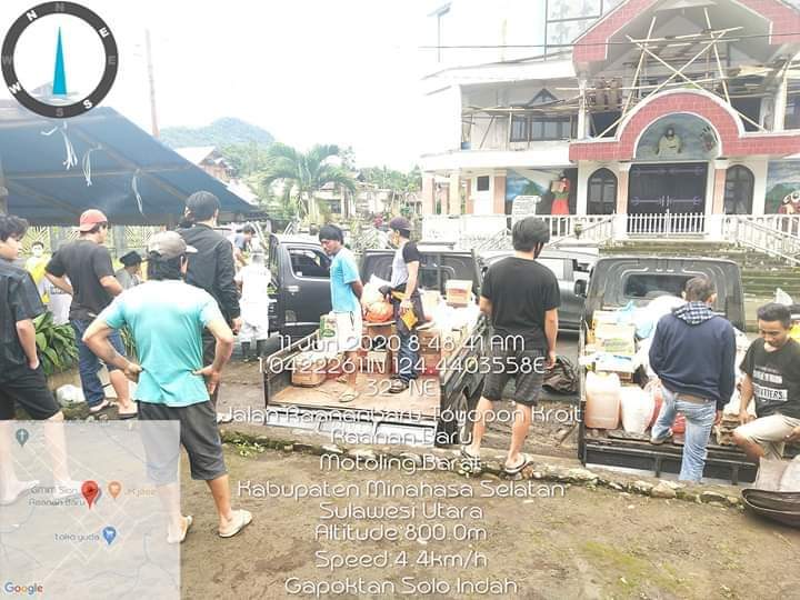 Karang Taruna Raanan Baru Kumpulkan Bantuan Untuk Warga Terdampak Covid-19