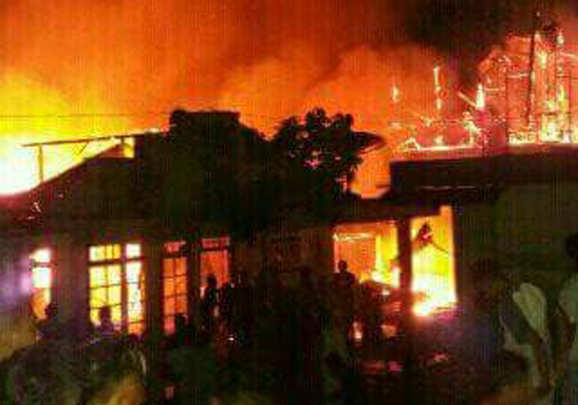Rumah Anggota Deprov Sulut Rata Tanah Dilalap Sijago Merah