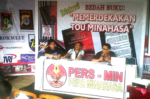 Pers-Min Wadahi Diskusi Bedah Buku 'Memerdekakan Tou Minahasa'