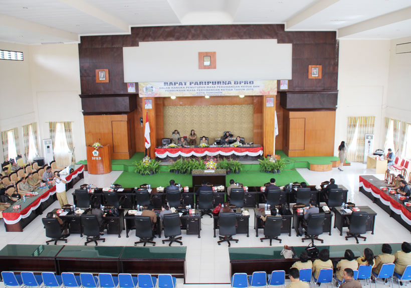 Paripurna Penutupan Masa Sidang ke-2 DPRD Tomohon