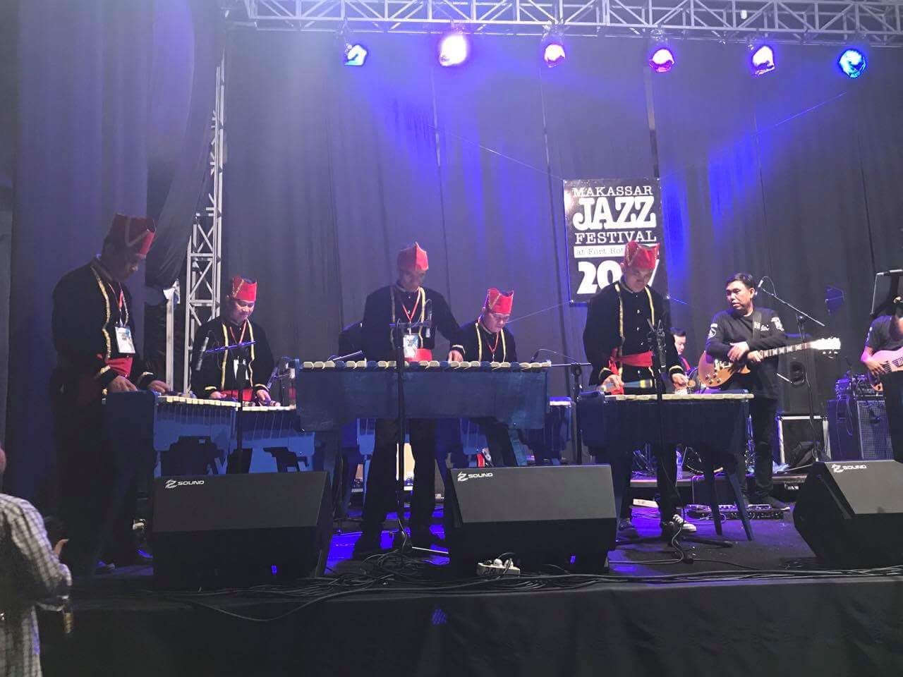 Wow.. Musik Kolintang Minahasa Tampil di Festival Jazz Makasar