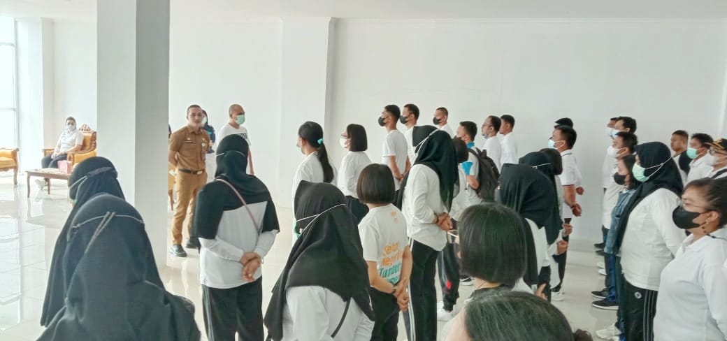 Puluhan CPNS Boltim Ikuti Pemeriksaan Kesehatan 