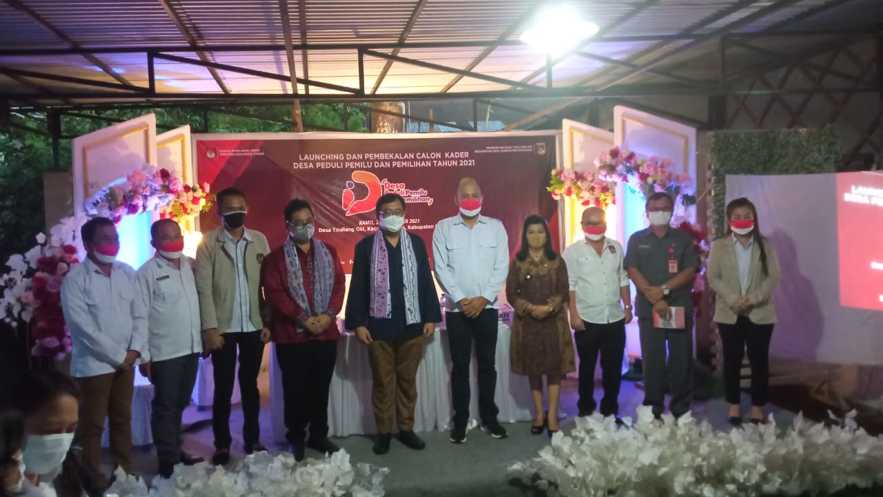 KPU Tetapkan Toliang Oki Desa Peduli Pemilu