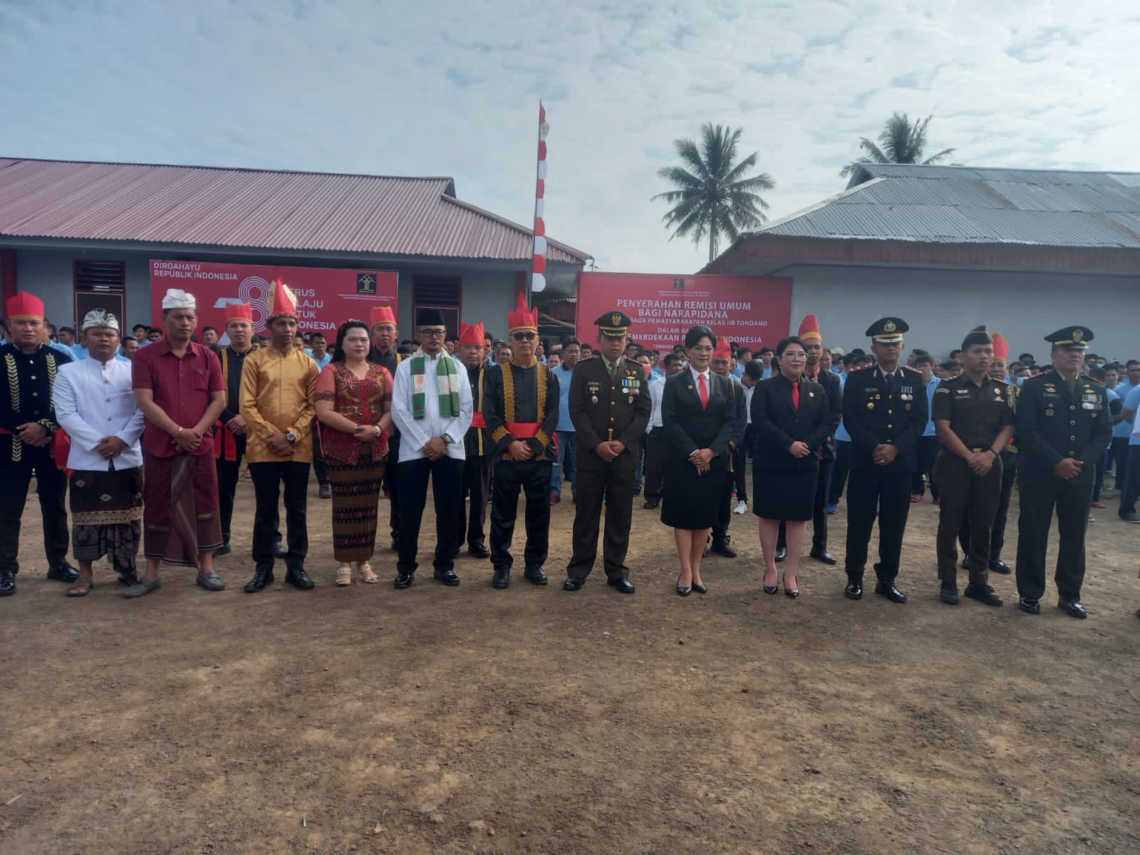 377 Warga Binaan Lapas Tondano Terima Remisi di HUT Kemerdekaan RI ke 78