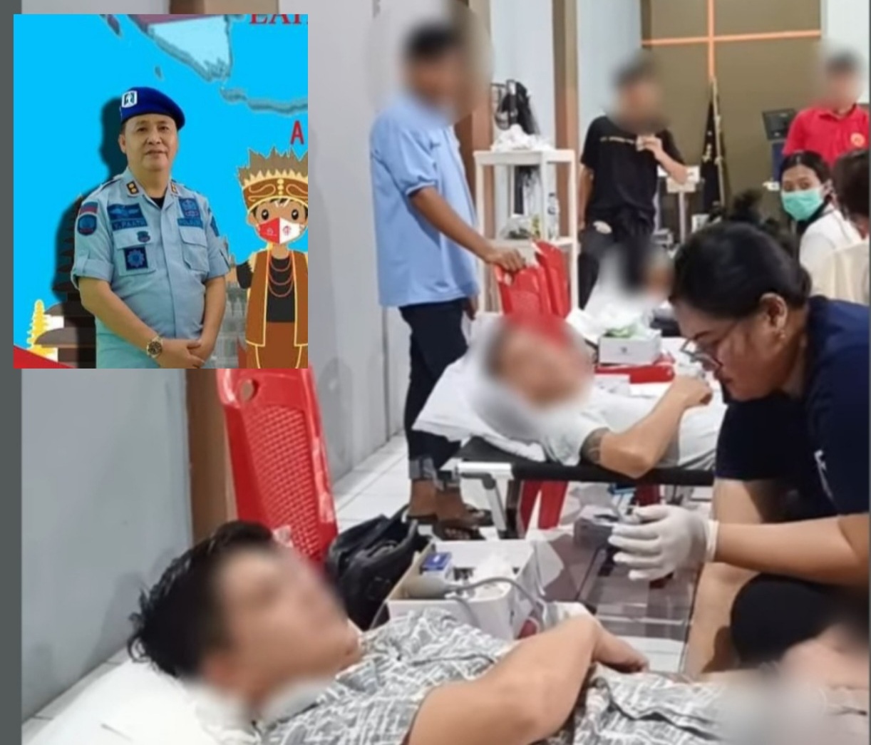 Wujud Solidaritas Kemanusiaan, Lapas Tondano Gelar Donor Darah 