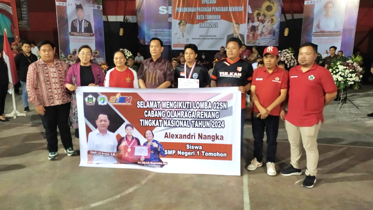 Siswa SMPN 1 Tomohon Wakili Sulut Menuju O2SN Jakarta 