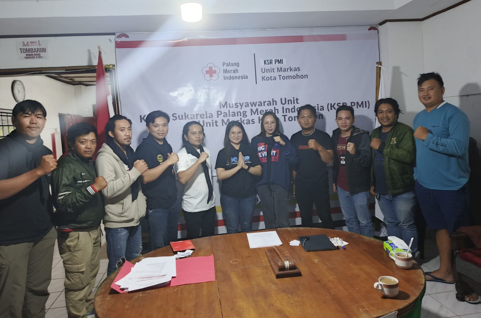 KSR PMI Unit Markas Kota Tomohon Sukses Gelar Musyawarah