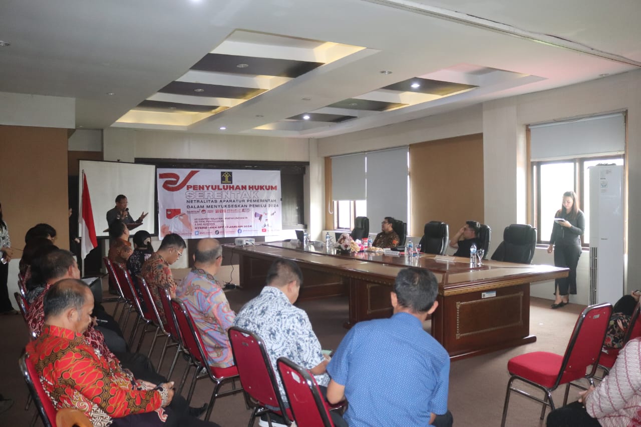 Penyuluhan Hukum, Netralitas Aparatur Pemerintah Dalam Menyukseskan Pemilu 2024