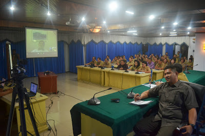 Lumentut Gelar Rakor via Teleconference dari Harvard Universty