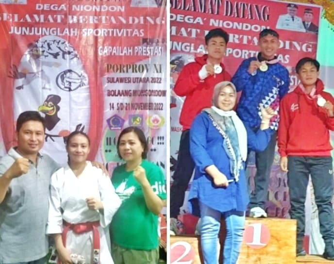 Porprov Sulut 2022, Dua Atlet Boltim Raih Medali Emas 