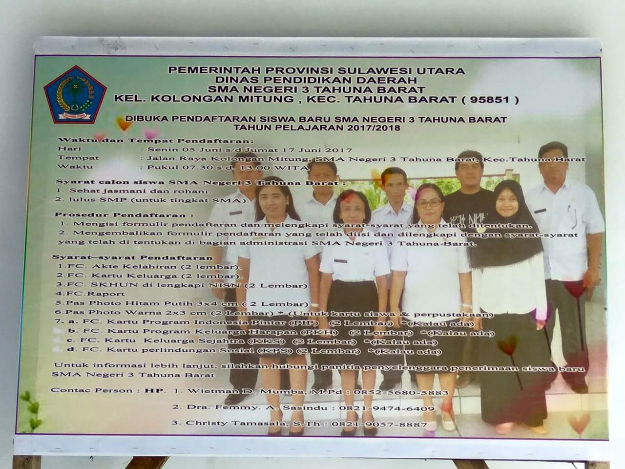 Tahun Pertama Eksis, SMAN 3 Tahuna Koleksi 55 Siswa