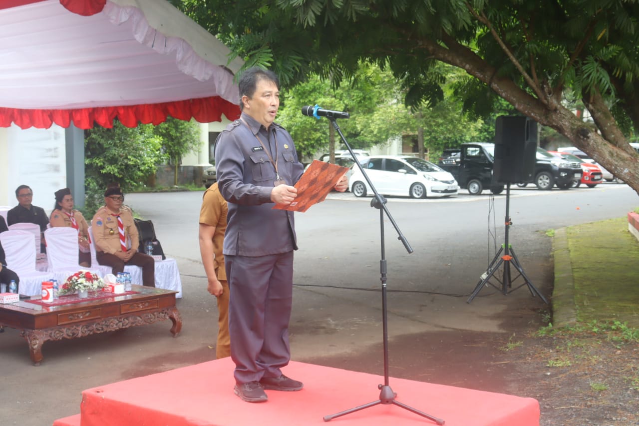 Kalesaran Pembina Upacara Sumpah Pemuda Pemkot Tomohon