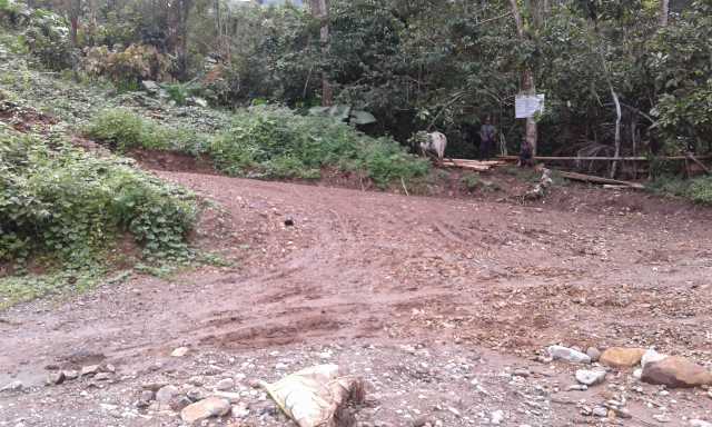 Jalan Pertanian di Kotabunan Dituding Asal Jadi