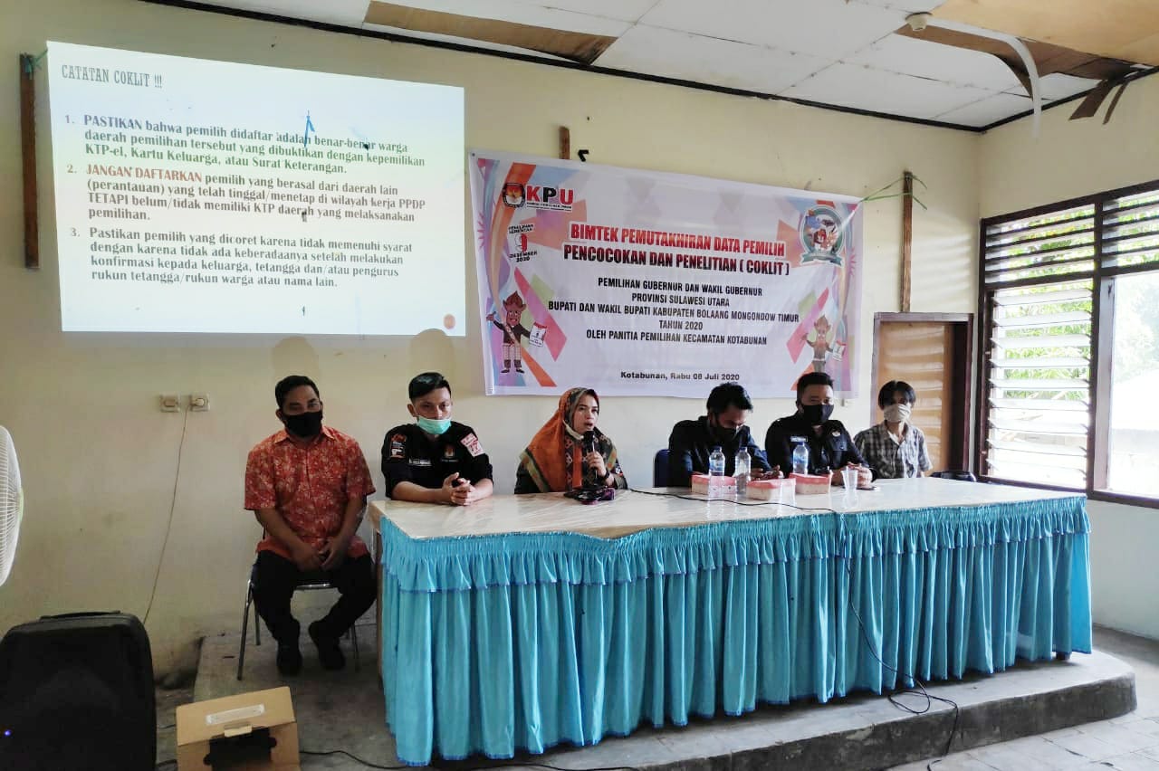 Jelang Coklit Serentak, PPK Kecamatan Kotabunan Lakukan Bimtek ke PPS