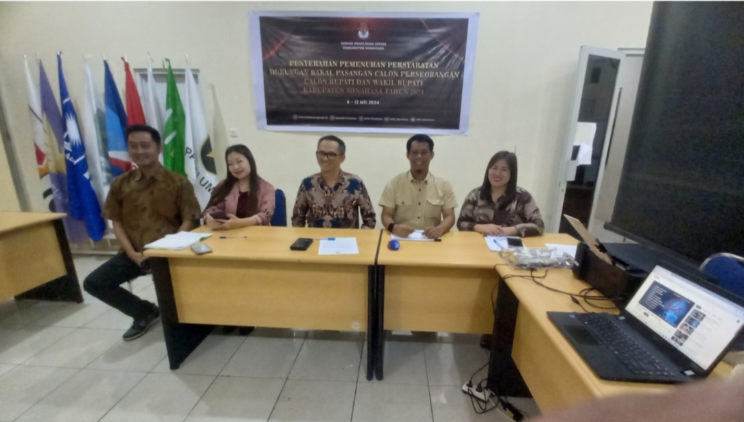 Tak Ada Calon Perseorangan, Ini Yang Disampaikan Ketua KPU Minahasa 