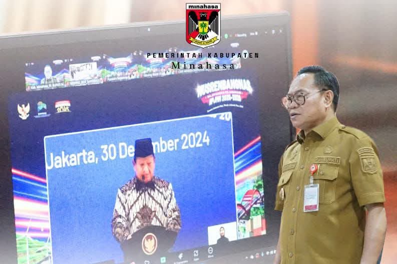 Virtual, Pj Tendean Ikuti Musrenbangnas RPJMN 2025–2029
