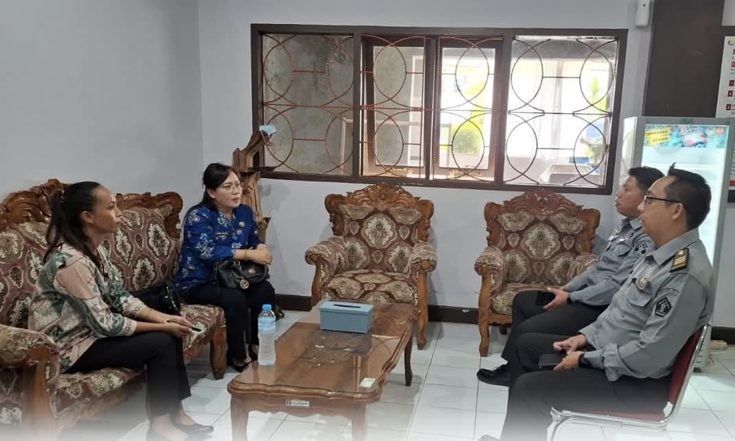 Bahas Program Rehabilitasi Napi, Lapas Tondano Terima Kunjungan BNNP Sulut