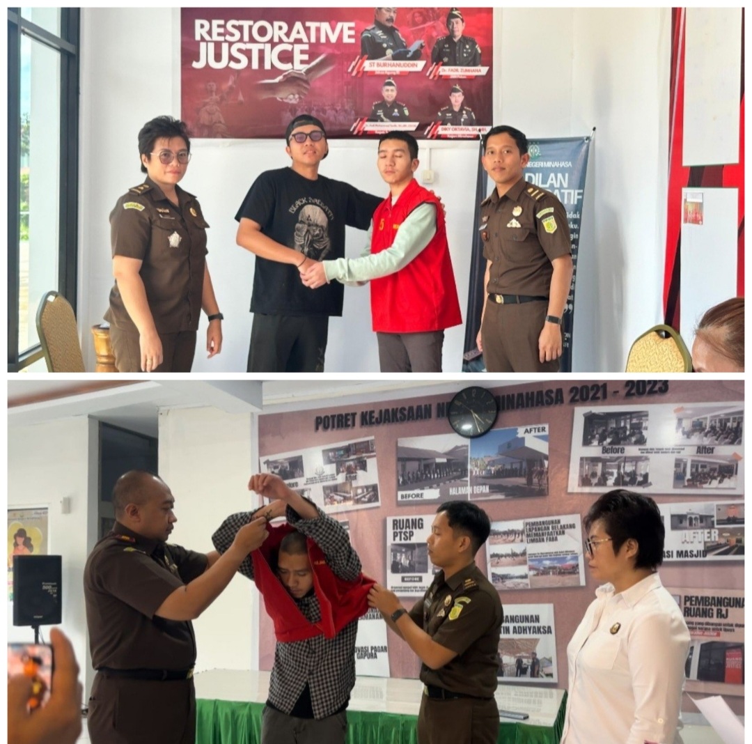 Lewat Restorative Justice, Kasus Penganiayaan di Langowan Berhasil Tempuh Jalan Damai 