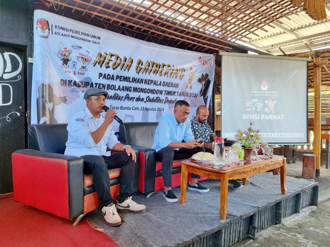 Gelar Media Gathering, KPU Boltim Bahas Profesionalitas Pers dan Stabilitas Demokrasi