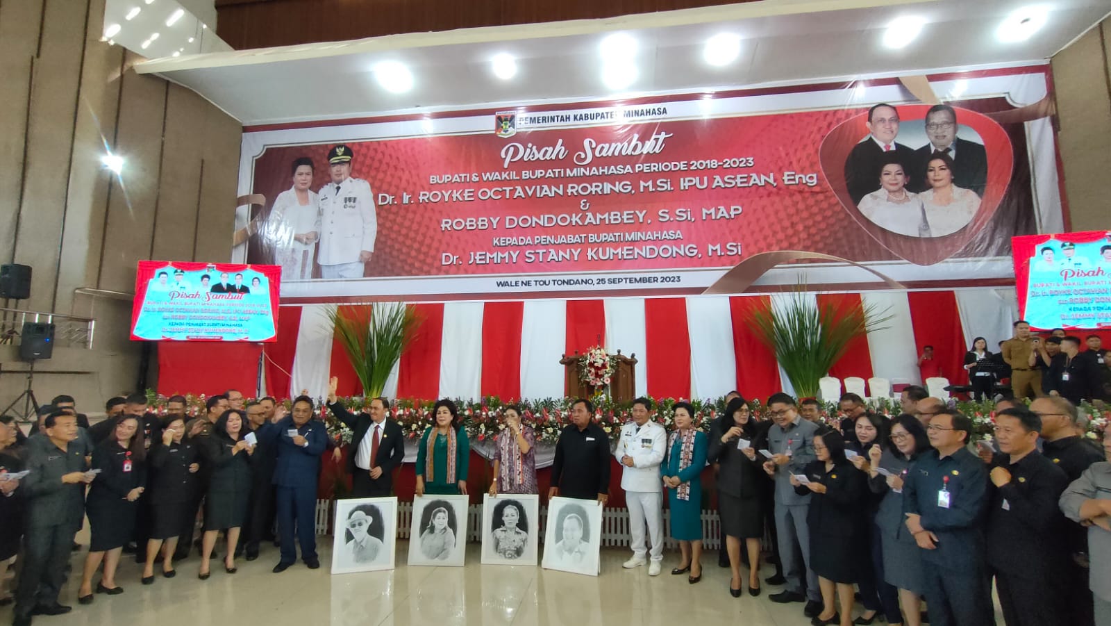 Roring-Dondokambey Tuntaskan Tugas, Pj Bupati Minahasa Jemmy Kumendong Mohon Dukungan