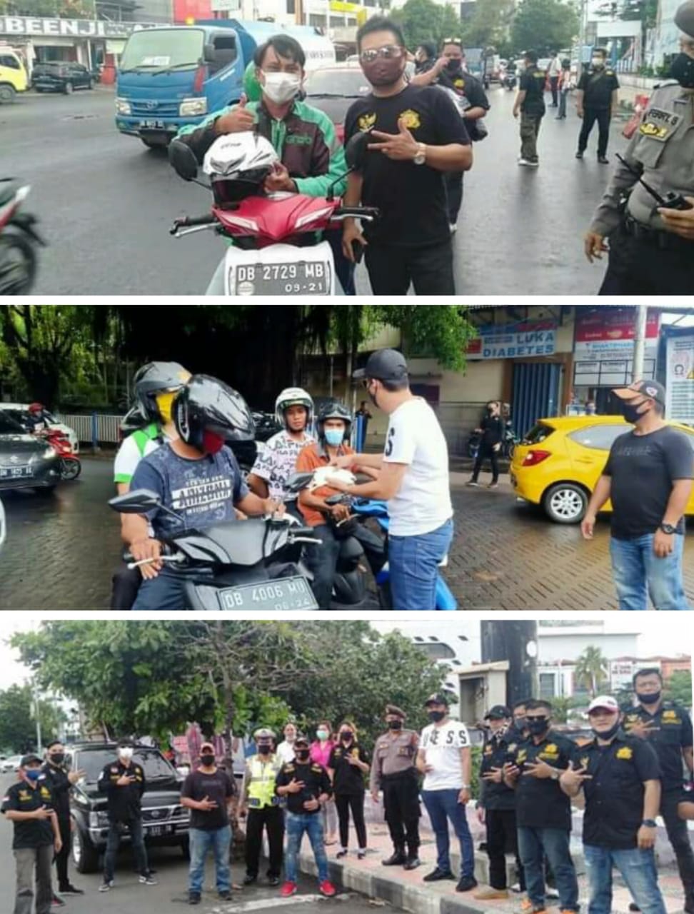 Cegah Penyebaran Covid-19, Manguni Indonesia Bagikan Puluhan Ribu Masker 