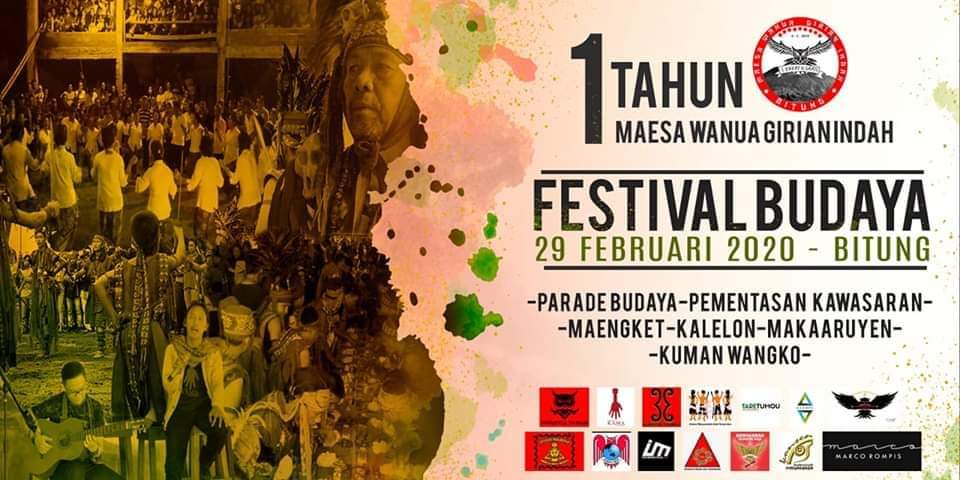 Rayakan HUT ke-1, Maesa Wanua Girian Indah Tampilkan Seni Budaya Minahasa