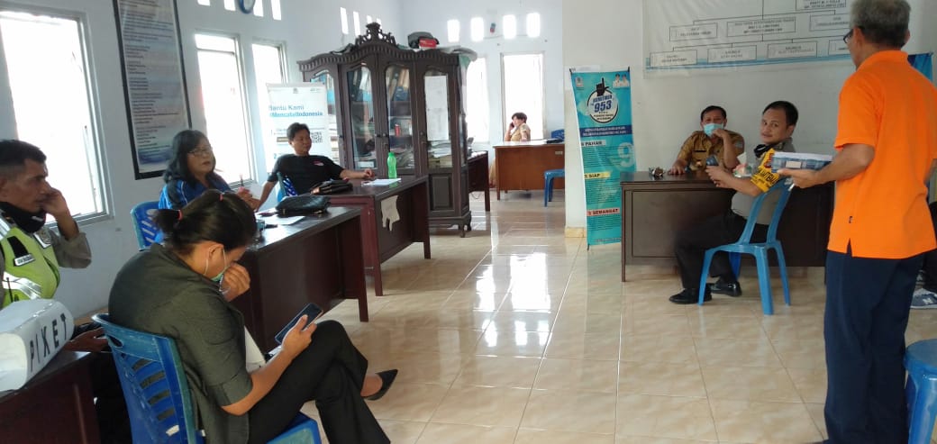 Data Kedatangan Warga Dari Luar, Polsek Wenang Keliling Kelurahan