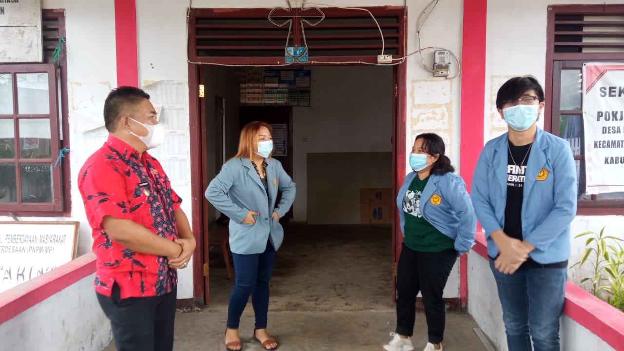Pemerintah Kecamatan Kawangkoan Utara Dukung Mahasiswa KKN Unsrat
