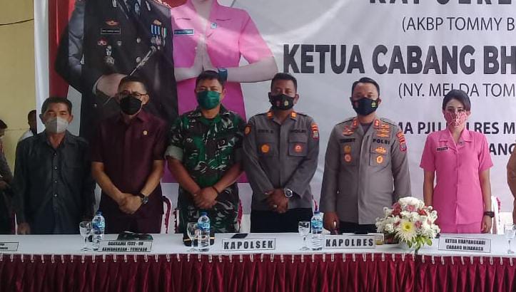 Kapolres Minahasa Minta Personel Polsek Beri Pelayanan Terbaik 