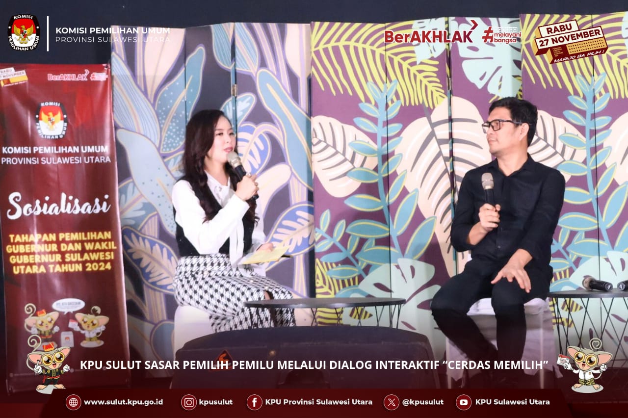 KPU Sulut Sasar Pemilih Pemilu Lewat Dialog Interaktif Cerdas Memilih