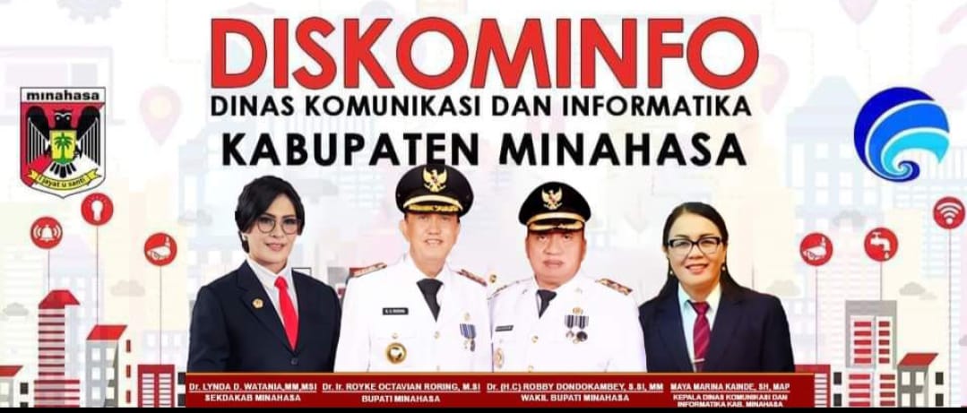 Sambut HUT RI ke 78, Kadis Kominfo Sampaikan Surat Edaran Bupati Minahasa
