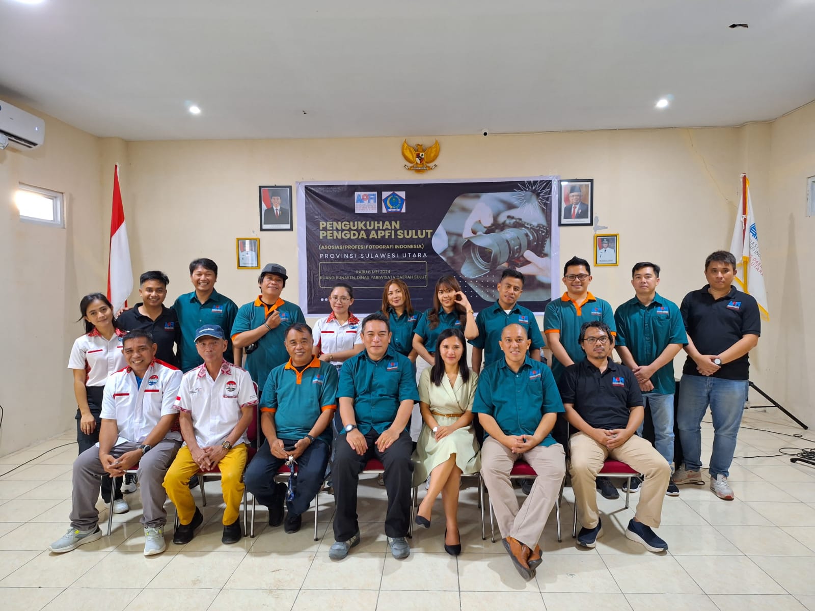 Kadispar Kukuhkan APFI Sulut 