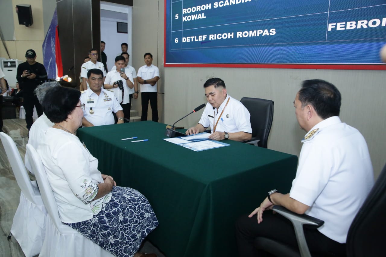 5 Pasangan Pengantin Tomohon Kawin Massal di Pemprov Sulut