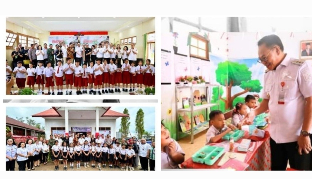 Pemerintah Uji Coba Makan Bergizi Gratis Perdana di Langowan Minahasa