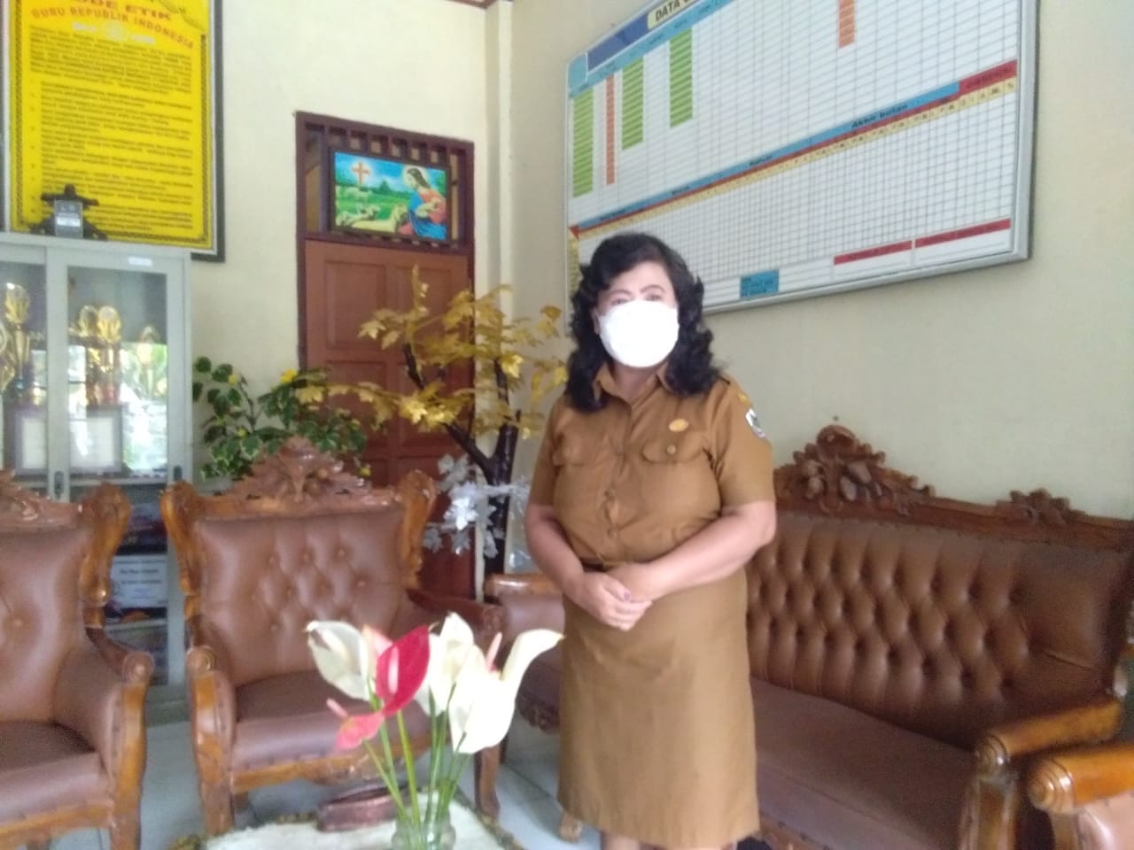 SD GMIM 1 Kakaskasen Siap Terapkan Protokol Kesehatan