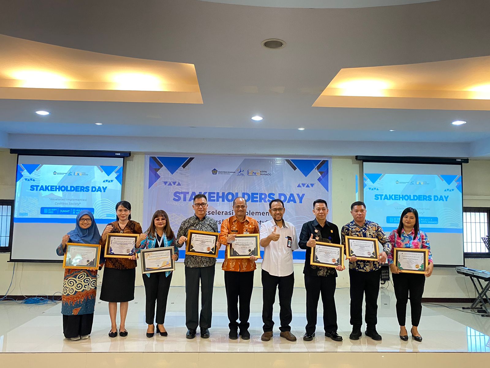 7 Satker Pemasyarakatan Sulut Terima penghargaan dari KPPN Manado