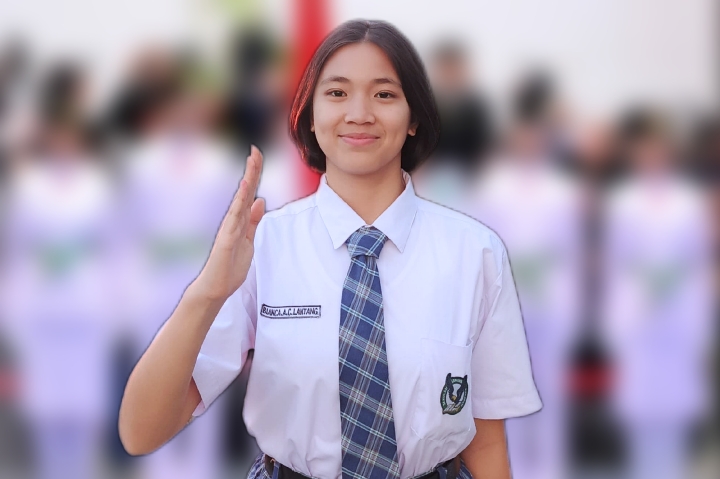 Bianca Lantang Pelajar Tomohon Lulus Paskibraka Nasional