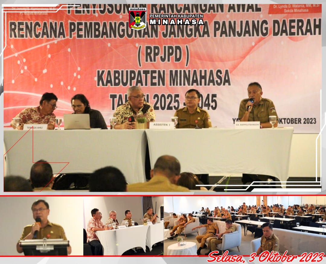 Bapelitbang Minahasa Gelar Forum Perangkat Daerah Terkait Penyusunan Rancangan RPJPD 2023 - 2045