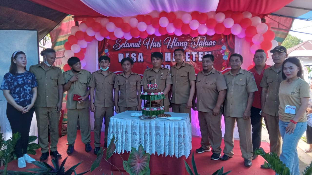 Pertama Kali Rayakan HUT Desa, Warga Pahaleten Bersukacita