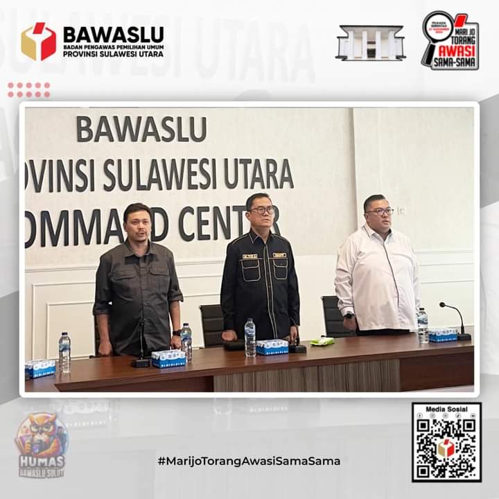 Bawaslu Sulut Gelar Rapat Pembinaan SDM Pengawas Pemilu
