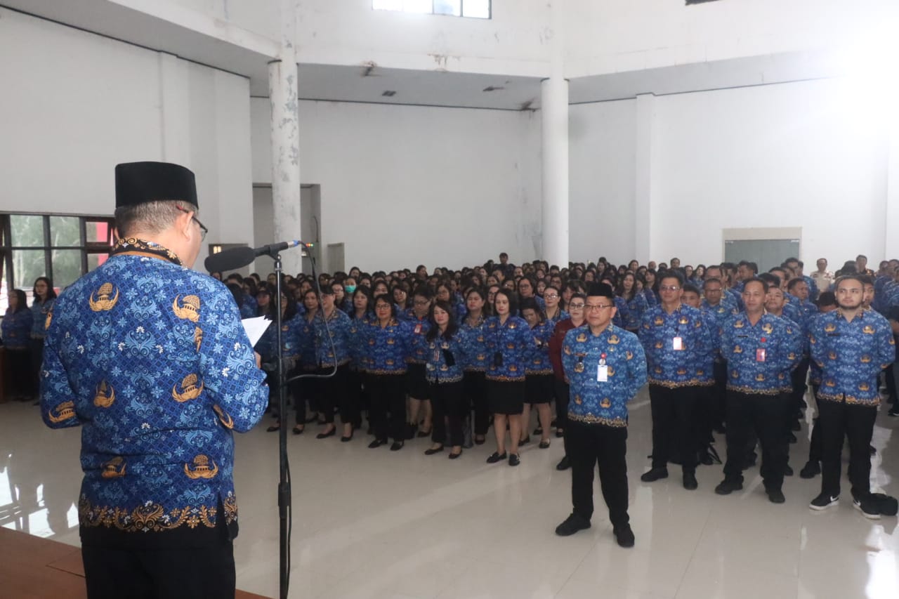 Tulus Bertindak Pembina Apel Korpri Tomohon