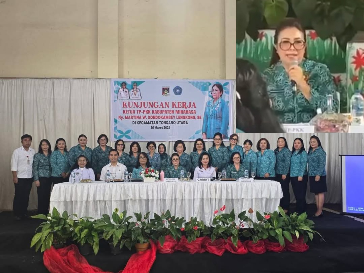 Sambangi TP PKK di 4 Kecamatan Tondano Raya, Martina Dondokambey-Lengkong Minta Jadilah Mitra Pemerintah